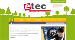Desktop Screenshot of etec-collectivites.com