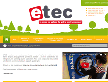Tablet Screenshot of etec-collectivites.com